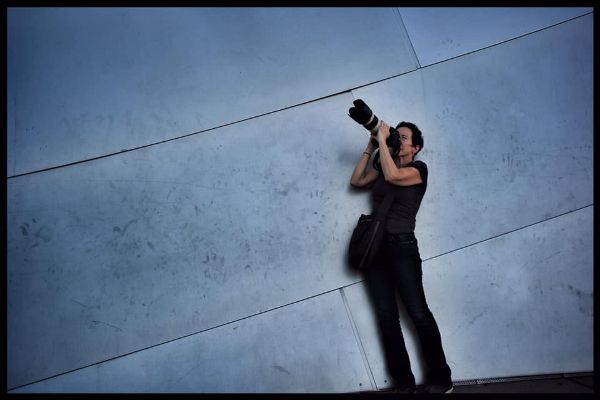 April Nocifora with her Camera.